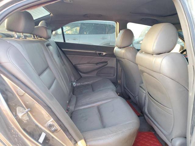 2HGFA16918H502656 - 2008 HONDA CIVIC EXL ვერცხლისფერი ფოტო 10