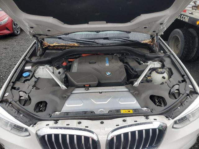 5UXTS1C00M9F41691 - 2021 BMW X3 XDRIVE30E Ақ фото 11