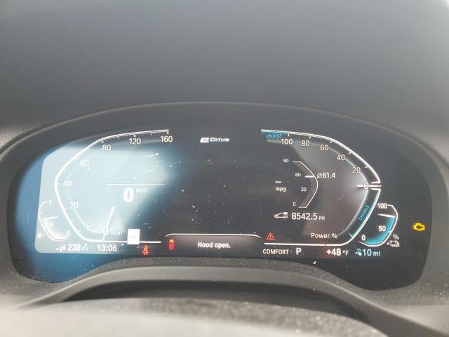 5UXTS1C00M9F41691 - 2021 BMW X3 XDRIVE30E Ақ фото 9