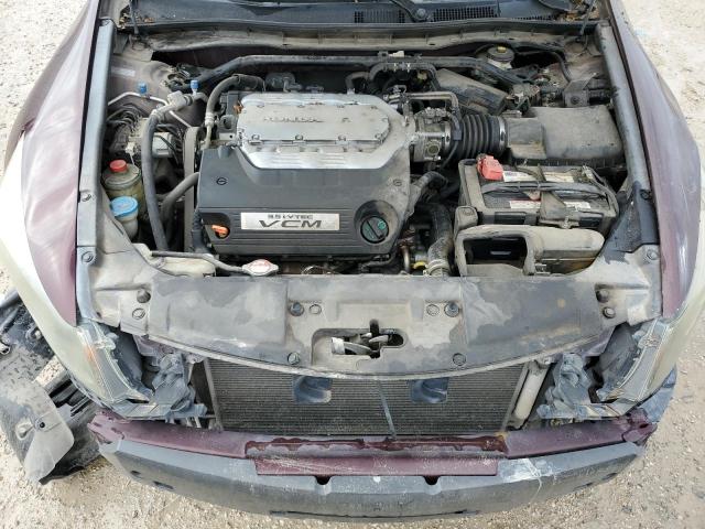 5KBCP3F8XAB015553 - 2010 HONDA ACCORD EXL BURGUNDY photo 11