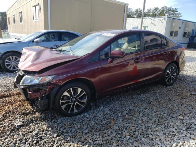 19XFB2F85EE051487 - 2014 HONDA CIVIC EX BURGUNDY photo 1