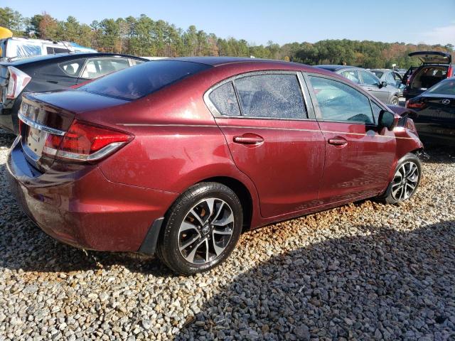 19XFB2F85EE051487 - 2014 HONDA CIVIC EX BURGUNDY photo 3