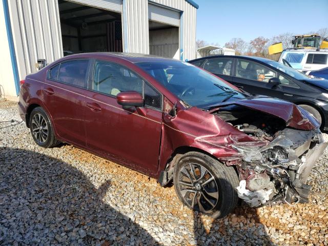 19XFB2F85EE051487 - 2014 HONDA CIVIC EX BURGUNDY photo 4