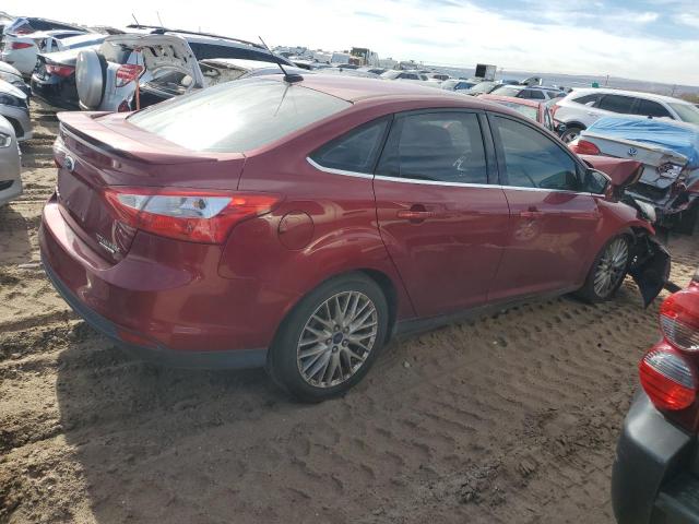 1FADP3J23EL169097 - 2014 FORD FOCUS TITANIUM RED photo 3