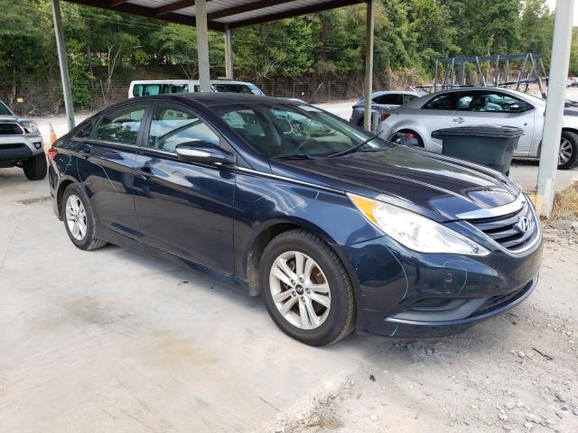 5NPEB4AC2EH903986 - 2014 HYUNDAI SONATA GLS BLUE photo 4