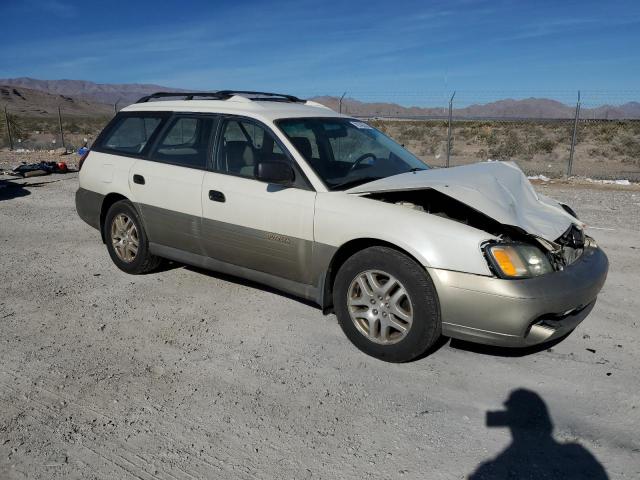 4S3BH665826634017 - 2002 SUBARU LEGACY OUTBACK TWO TONE photo 4