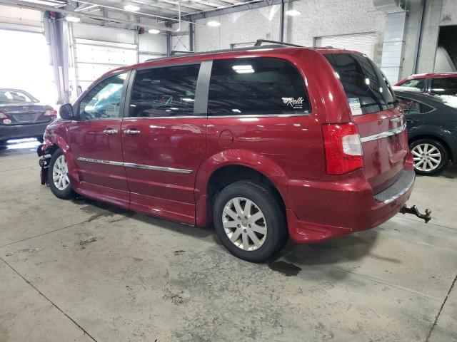 2C4RC1BG6FR595952 - 2015 CHRYSLER TOWN & COU TOURING RED photo 2