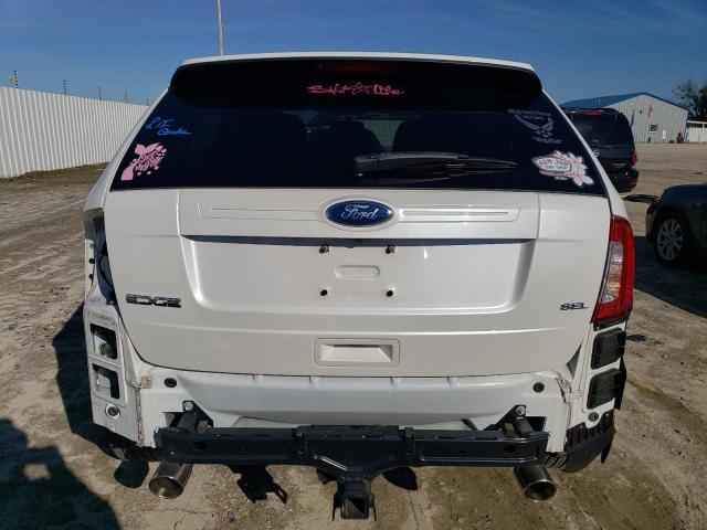 2FMDK3JC8DBC53251 - 2013 FORD EDGE SEL WHITE photo 6