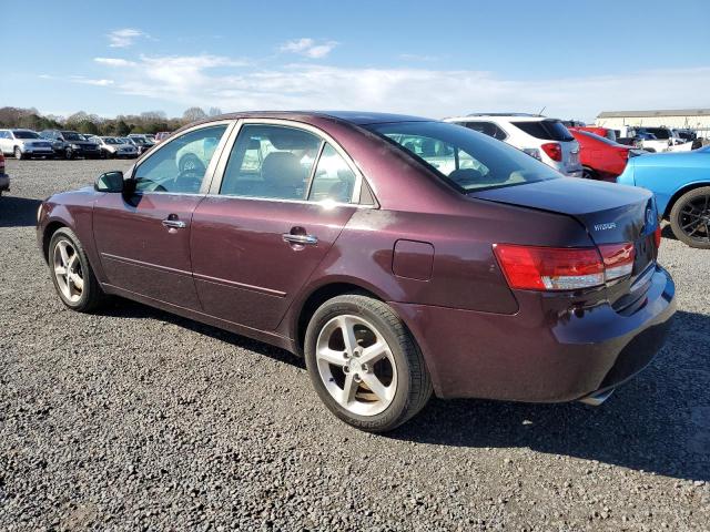 5NPEU46F56H081991 - 2006 HYUNDAI SONATA GLS BURGUNDY photo 2