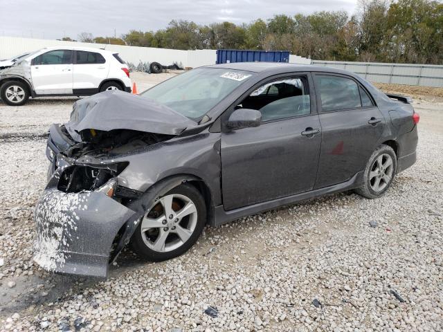 5YFBU4EE2CP025503 - 2012 TOYOTA COROLLA BASE SILVER photo 1