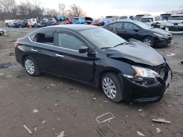 3N1AB7AP6FY383480 - 2015 NISSAN SENTRA S BLACK photo 4