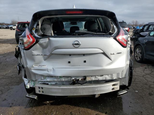 5N1AZ2MHXGN161437 - 2016 NISSAN MURANO S SILVER photo 6