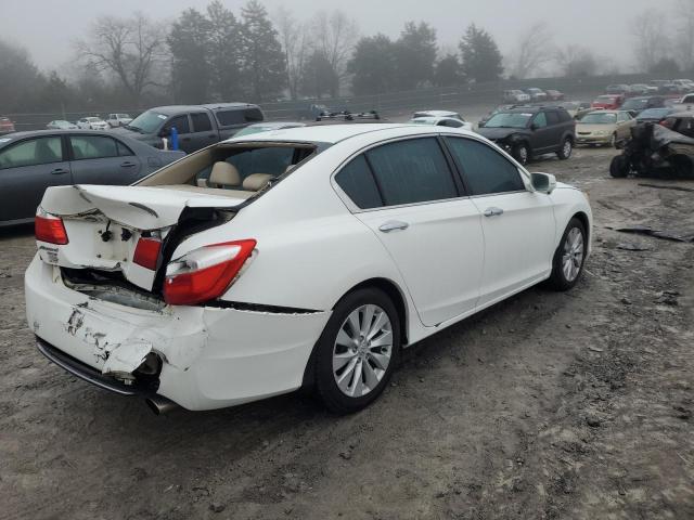 1HGCR2F8XDA265196 - 2013 HONDA ACCORD EXL WHITE photo 3