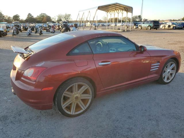 1C3AN69L04X019252 - 2004 CHRYSLER CROSSFIRE LIMITED MAROON photo 3