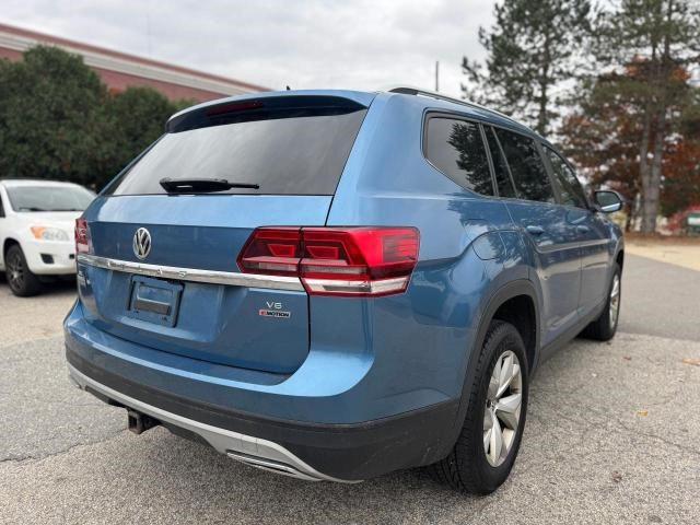 1V2LR2CA8KC504864 - 2019 VOLKSWAGEN ATLAS SE BLUE photo 4