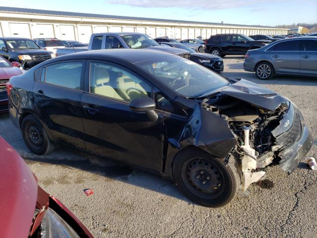 KNADM4A37D6179840 - 2013 KIA RIO LX BLACK photo 4