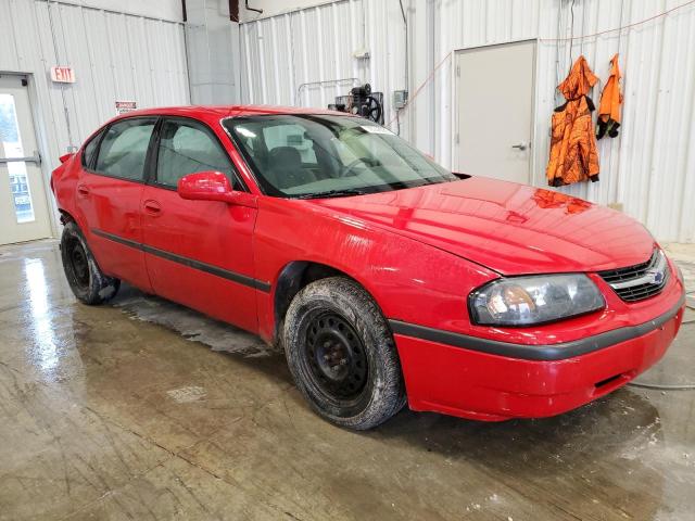 2G1WF52E149158026 - 2004 CHEVROLET IMPALA RED photo 4