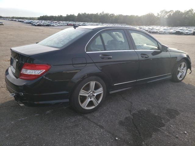 WDDGF5EB4BR164845 - 2011 MERCEDES-BENZ C 300 BLACK photo 3