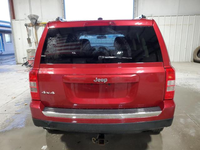 1C4NJRFB8CD696197 - 2012 JEEP PATRIOT LATITUDE RED photo 6