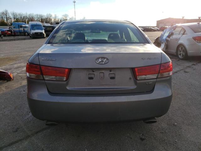 5NPEU46F36H023779 - 2006 HYUNDAI SONATA GLS GRAY photo 6