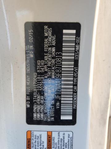 JF1ZNAA19F8710813 - 2015 TOYOTA SCION FR-S 白色 照片 12