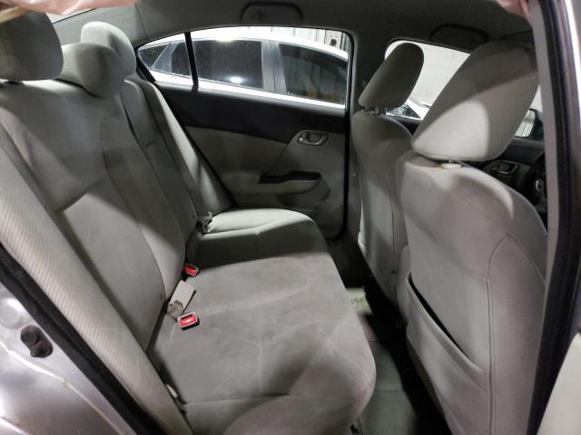 2HGFB2F5XCH593919 - 2012 HONDA CIVIC LX SILVER photo 10