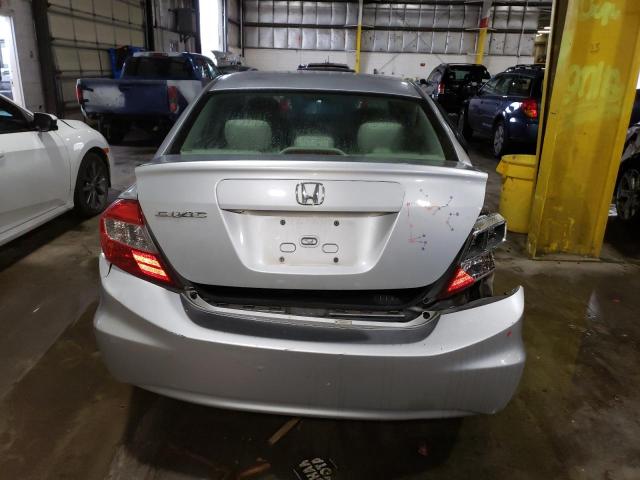 2HGFB2F5XCH593919 - 2012 HONDA CIVIC LX SILVER photo 6