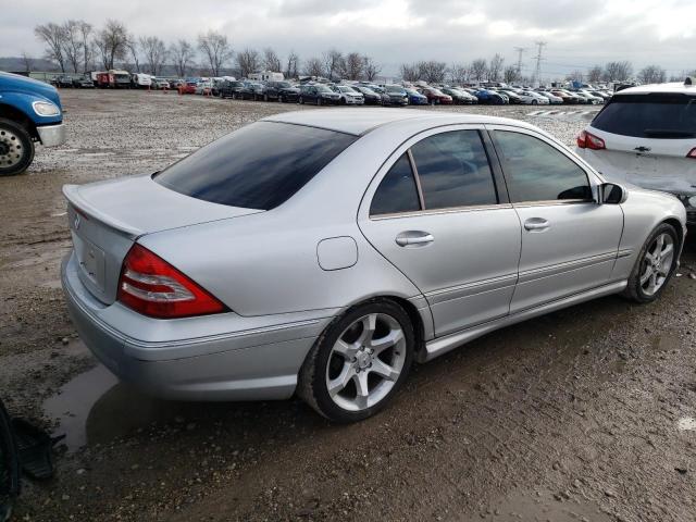 WDBRF52H97F896553 - 2007 MERCEDES-BENZ C 230 SILVER photo 3