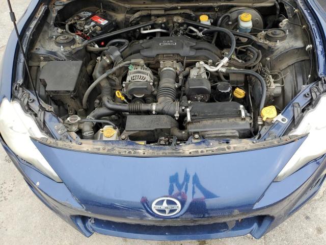 JF1ZNAA16D1719765 - 2013 TOYOTA SCION FR-S BLUE photo 11