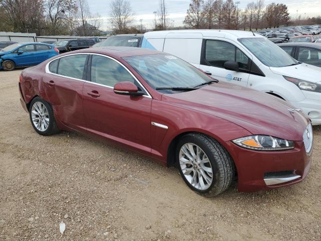 SAJWA0E79D8U06445 - 2013 JAGUAR XF MAROON photo 4