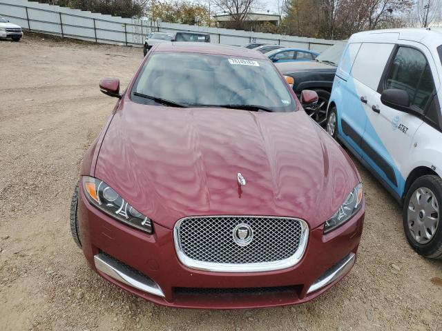 SAJWA0E79D8U06445 - 2013 JAGUAR XF MAROON photo 5