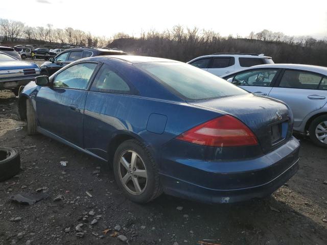 1HGCM72735A018144 - 2005 HONDA ACCORD EX BLUE photo 2