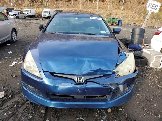 1HGCM72735A018144 - 2005 HONDA ACCORD EX BLUE photo 5