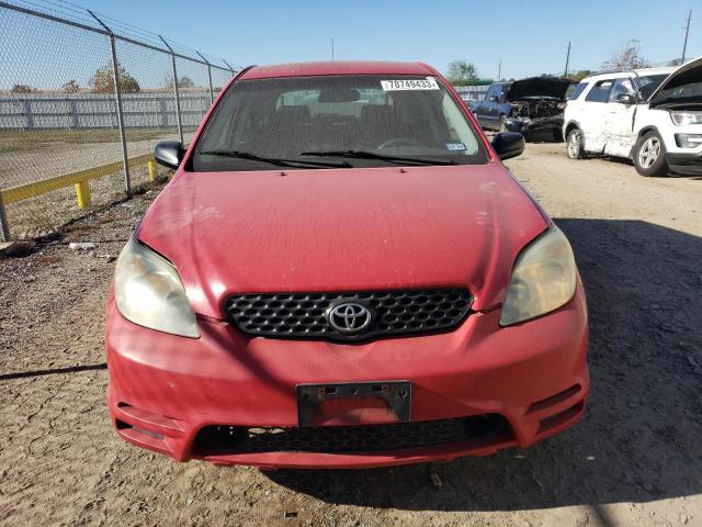 2T1KR32EX4C179989 - 2004 TOYOTA COROLLA MA XR RED photo 5