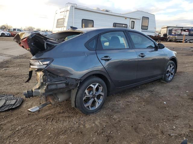 3KPF24AD1KE083137 - 2019 KIA FORTE FE GRAY photo 3