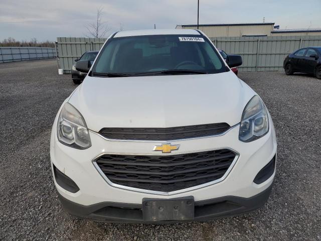 2GNALBEK8H1519841 - 2017 CHEVROLET EQUINOX LS WHITE photo 5