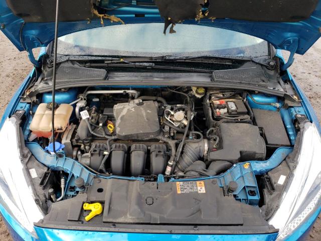 1FADP3F20GL280394 - 2016 FORD FOCUS SE BLUE photo 11