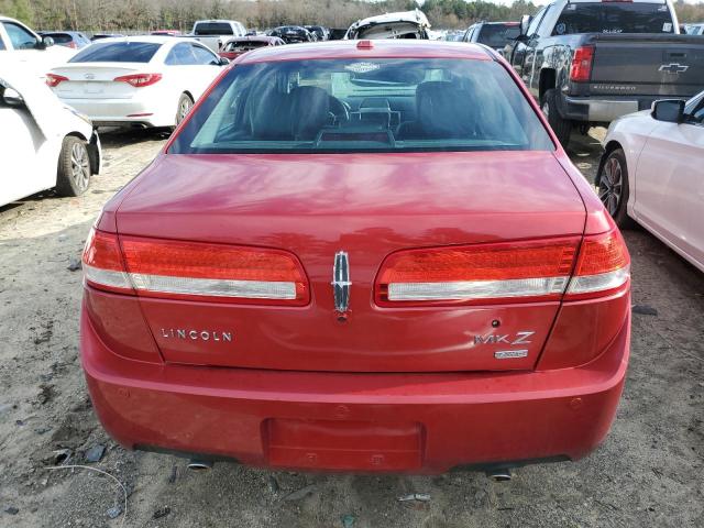 3LNHL2JC1BR761665 - 2011 LINCOLN MKZ RED photo 6