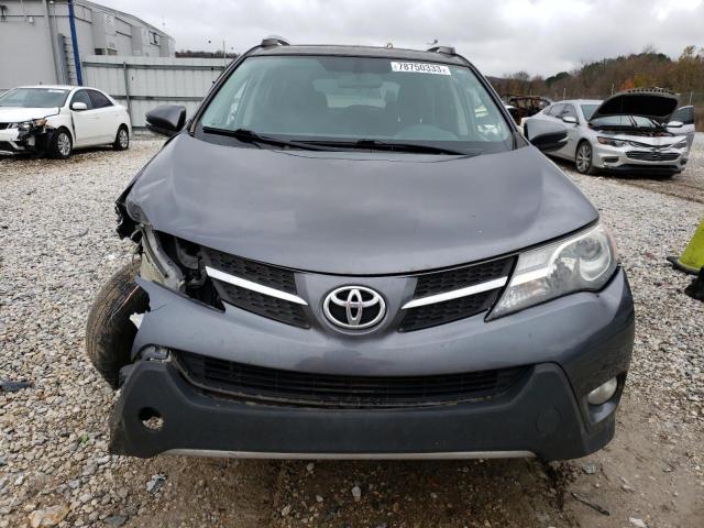 JTMRFREVXFD169698 - 2015 TOYOTA RAV4 XLE GRAY photo 5