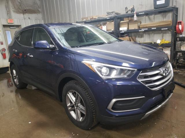 5XYZT3LB3JG524218 - 2018 HYUNDAI SANTA FE S BLUE photo 4