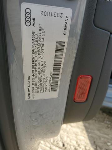 WAUC4CF50PA006467 - 2023 AUDI S5 PREMIUM PLUS ნაცრისფერი ფოტო 12