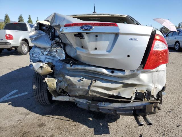 3FAHP0JA4AR254954 - 2010 FORD FUSION SEL SILVER photo 6