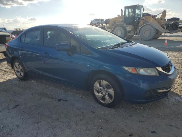 2HGFB2F50FH543244 - 2015 HONDA CIVIC LX BLUE photo 4