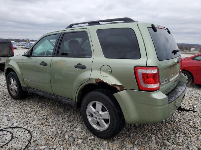 1FMCU93Z58KA64904 - 2008 FORD ESCAPE XLT GREEN photo 2