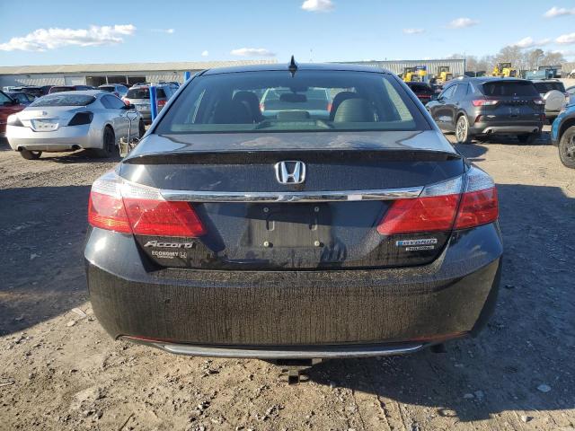 1HGCR6F77EA001644 - 2014 HONDA ACCORD TOURING HYBRID BLACK photo 6