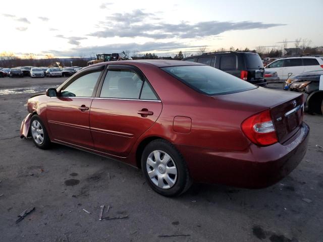 4T1BE32K92U018269 - 2002 TOYOTA CAMRY LE RED photo 2