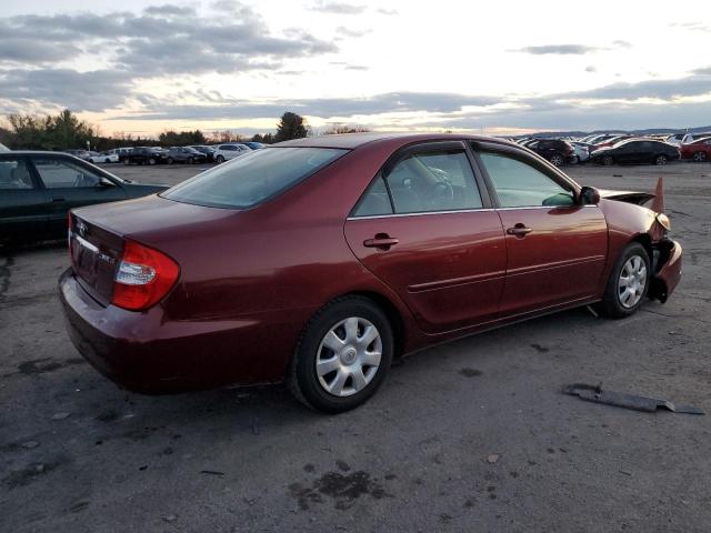 4T1BE32K92U018269 - 2002 TOYOTA CAMRY LE RED photo 3