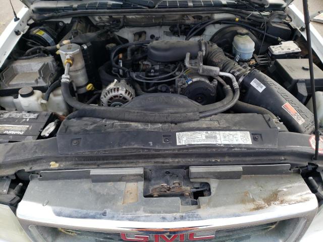 1GTCS19W818228836 - 2001 GMC SONOMA WHITE photo 11