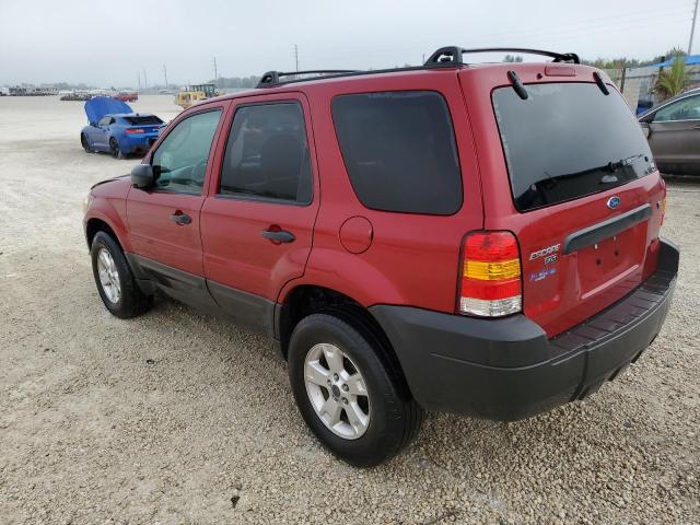 1FMYU03177KB37054 - 2007 FORD ESCAPE XLT RED photo 2