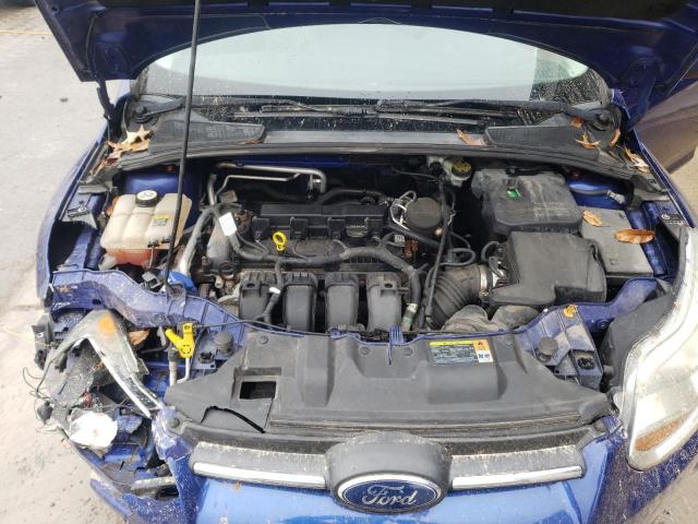 1FAHP3F22CL309440 - 2012 FORD FOCUS SE BLUE photo 11